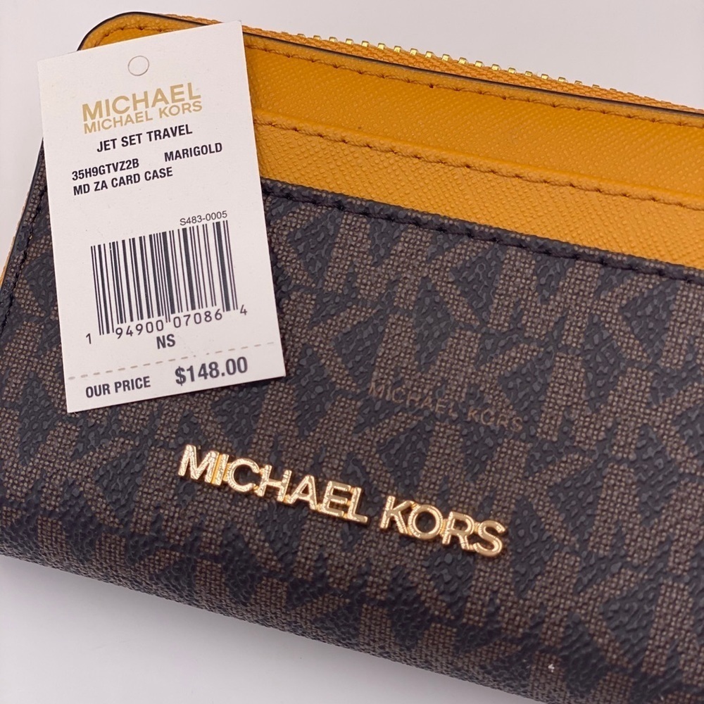 Michael Kors Jet Set Travel Card Case Wallet - Picture 3 of 8
